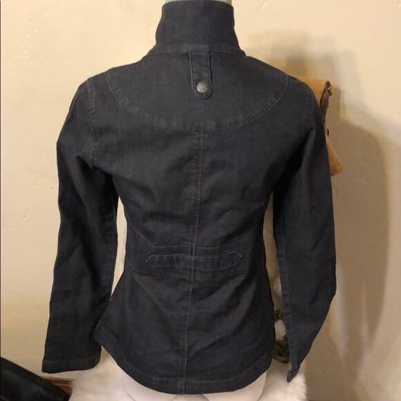 Prana full zip denim jacket XS (2038) - Picture 4 of 8